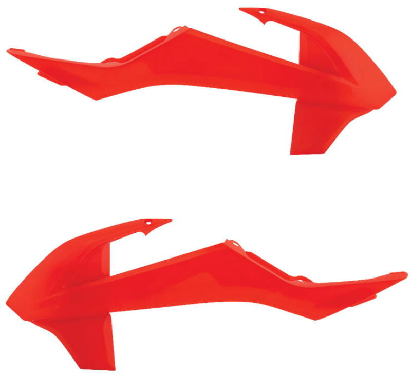 Acerbis 2449704617 Acerbis 16-23 KTM SX65/ 21-23 GasGas MC65 Radiator Shrouds - Flo-Orange - 2449704617
