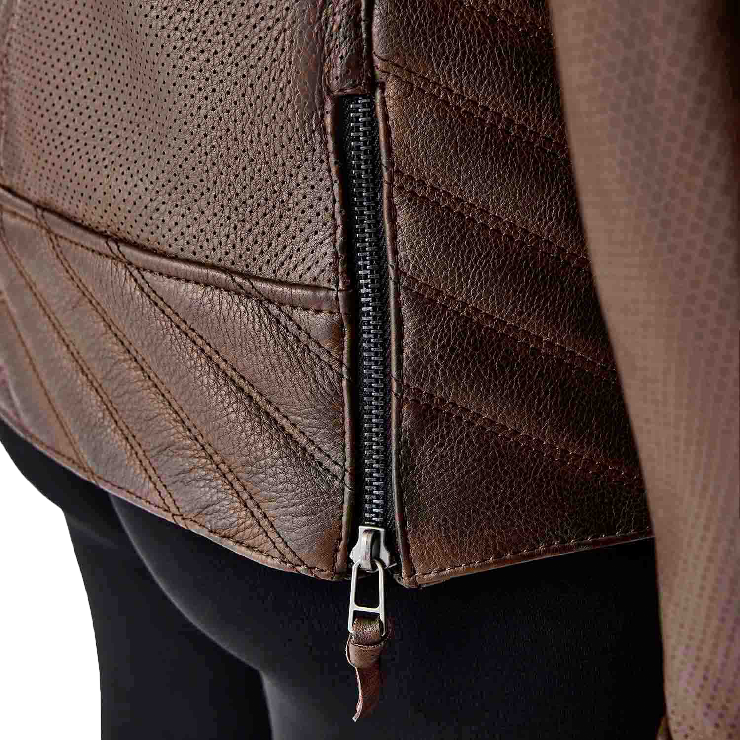 Womens Roadster Air D3o Jacket Brown Leather Lg