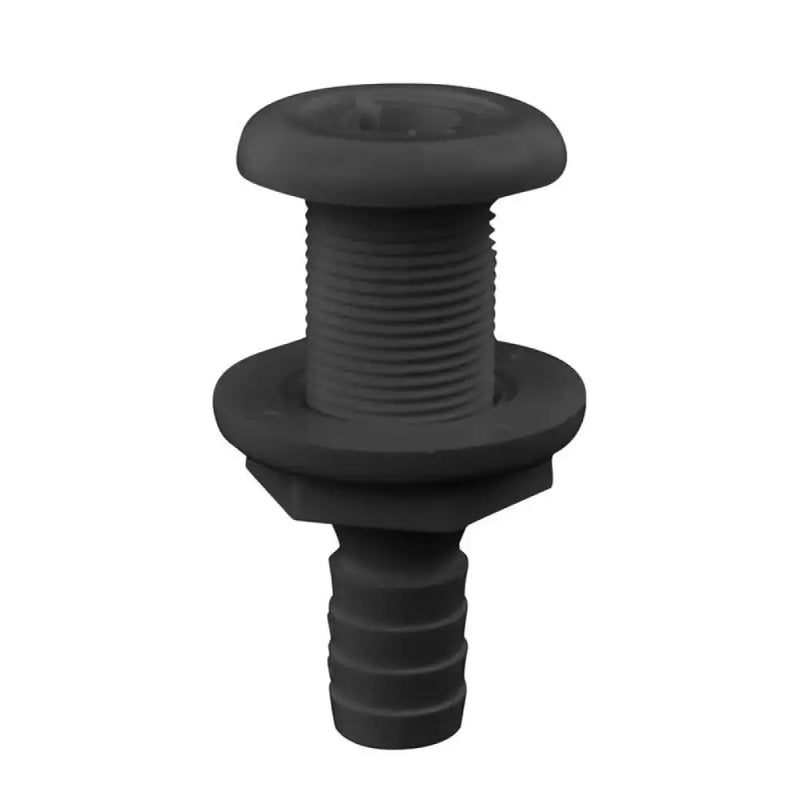 Black plastic through-hull fitting for trolling motors 3873A1 Attwood Marine Conn-Th