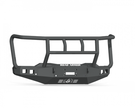 Road Armor 20-22 Chevy 2500 Stealth Front Winch Bumper Titan Guard - Texture Black - 3202F2B