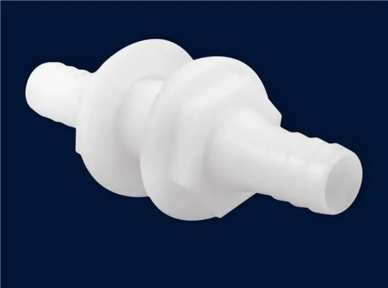 White plastic hose connector for Attwood Marine Conn-Th .75 perfect for trolling motor setups