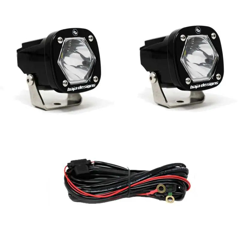 Baja Designs 387801 Baja Designs S1 Spot LED Light w/ Mounting Bracket Pair