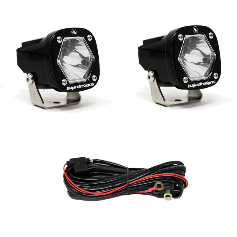 Baja Designs 387801 387801 Baja Designs S1 Spot LED Light w/ Mounting Bracket Pair