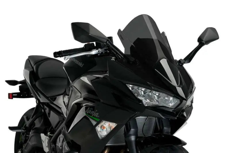 PUIG 3881F Windscreen Z Racing Dark Smoke Kaw