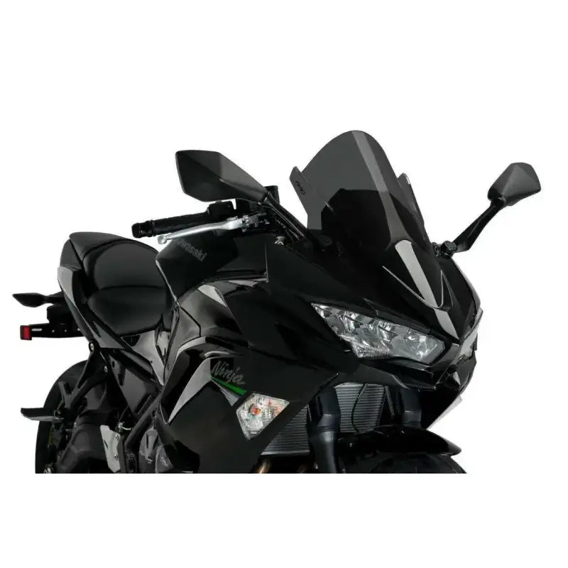 PUIG 3881F Windscreen Z Racing Dark Smoke Kaw