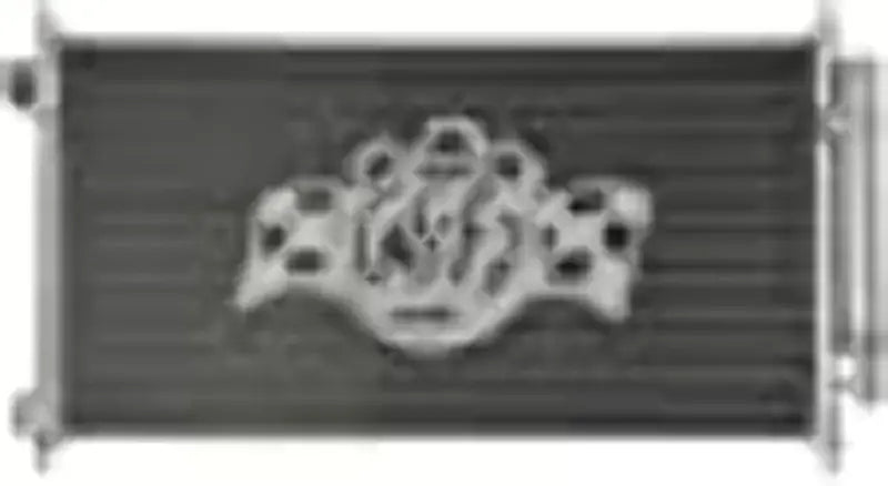 Rectangular grill with ornate center design for CSF Radiator Ram 1500 Pickup 2019