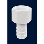White plastic hose fitting for Attwood Marine Trolling Motor controllers