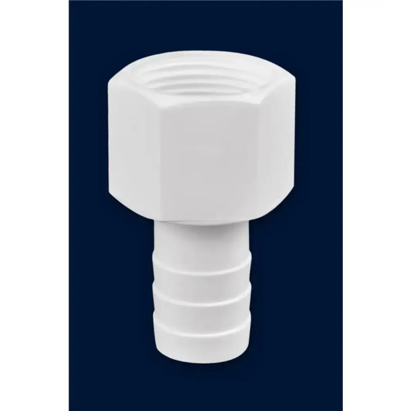 White plastic hose fitting for Attwood Marine Trolling Motor controllers