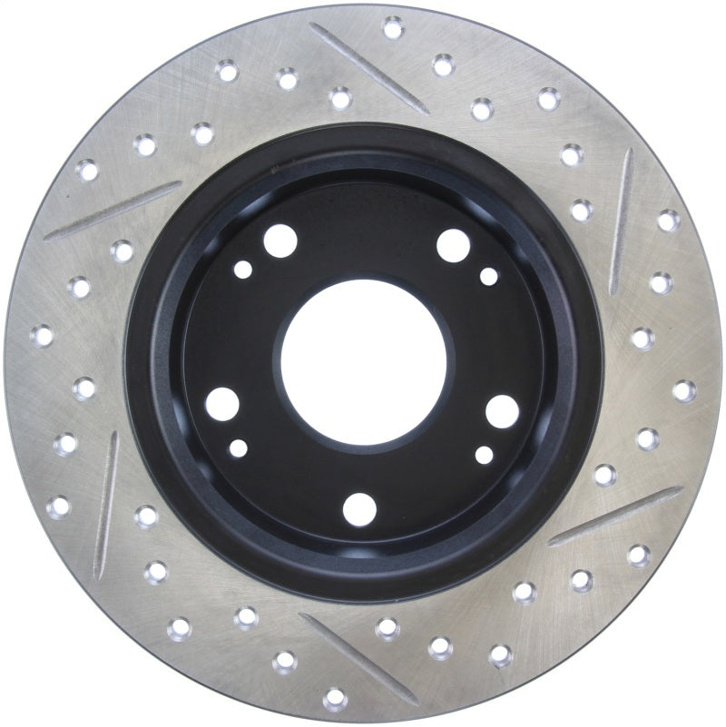 Stoptech 127.40055R StopTech 04-08 Acura TSX / 03-07 Honda Accord SportStop Slotted & Drilled Right Rear Rotor