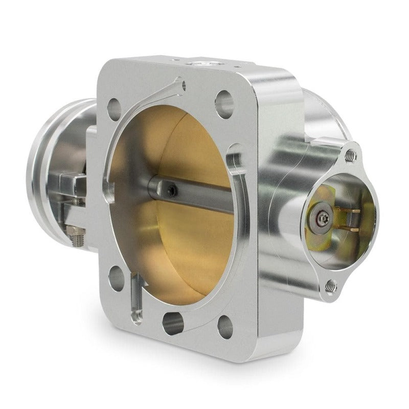 BLOX Racing BXIM-00205-SI-V2 BLOX Racing Honda B/D/H/F Series Engines 76mm Silver Billet Throttle Body V2 / Includes TPS