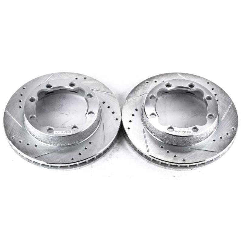 PowerStop AR8242XPR Power Stop 94-99 Chevrolet K1500 Suburban Front Evolution Drilled & Slotted Rotors - Pair