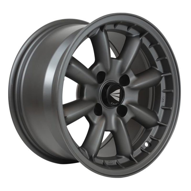 Enkei 477-555-1517GM Enkei Compe 15x5.5 17mm Offset 4x130 Bolt Pattern 87mm Bore Dia Matte Gunmetal Wheel