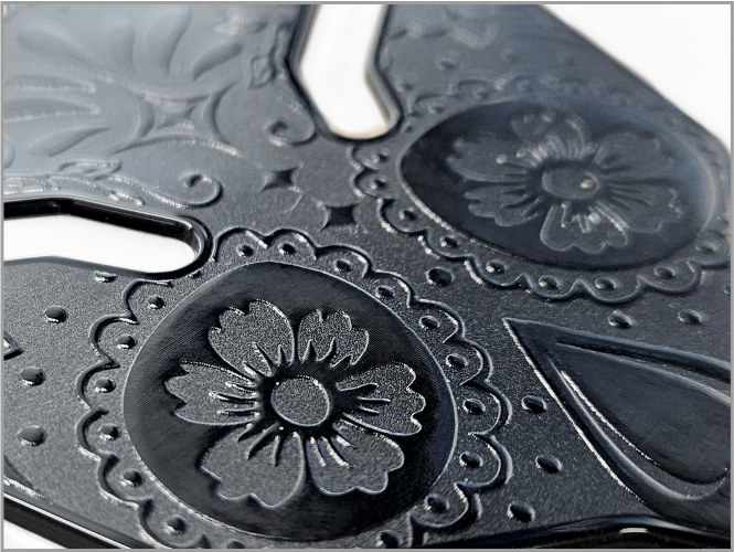 ONE Emblems Ultra-Thin Tank Pads Accessories XT4 - Black Ultra-Thin Pad Skull