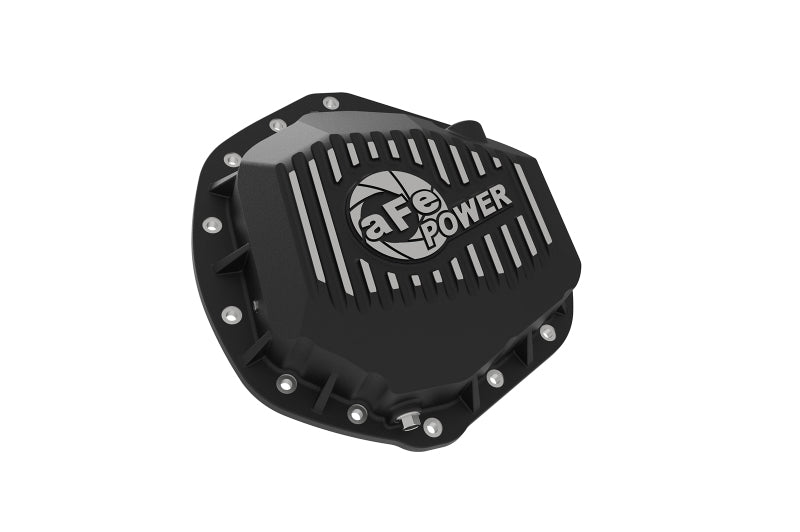 aFe 46-70392 aFe Power Pro Series Rear Differential Cover Black w/ Machined Fins 14-18 Dodge Trucks 2500/3500