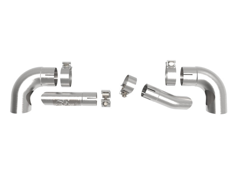 aFe 49C38102-H aFe MACHForce XP 304 Stainless Steel Exhaust Tip Upgrade 21-23 Jeep Wrangler JL Rubicon