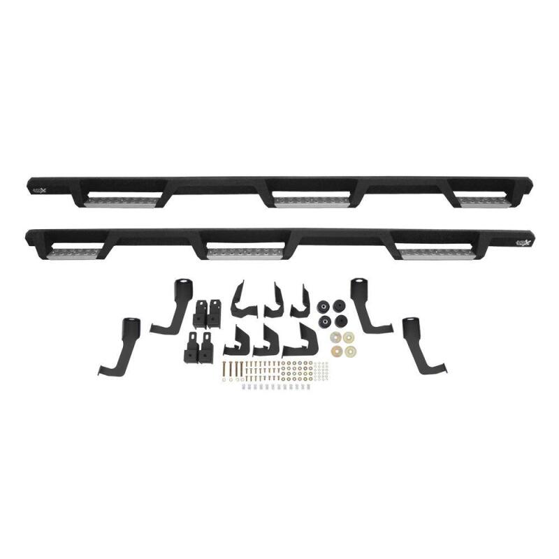 Westin 56-5343252 Westin 19-23 1500 Classic CC / 10-23 2500/3500 CC 6.5ft. HDX SS Drop W2W Nerf Step Bars - Tex. Blk