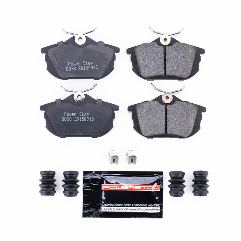 PowerStop Z23-838 Power Stop 00-04 Volvo S40 Rear Z23 Evolution Sport Brake Pads w/Hardware