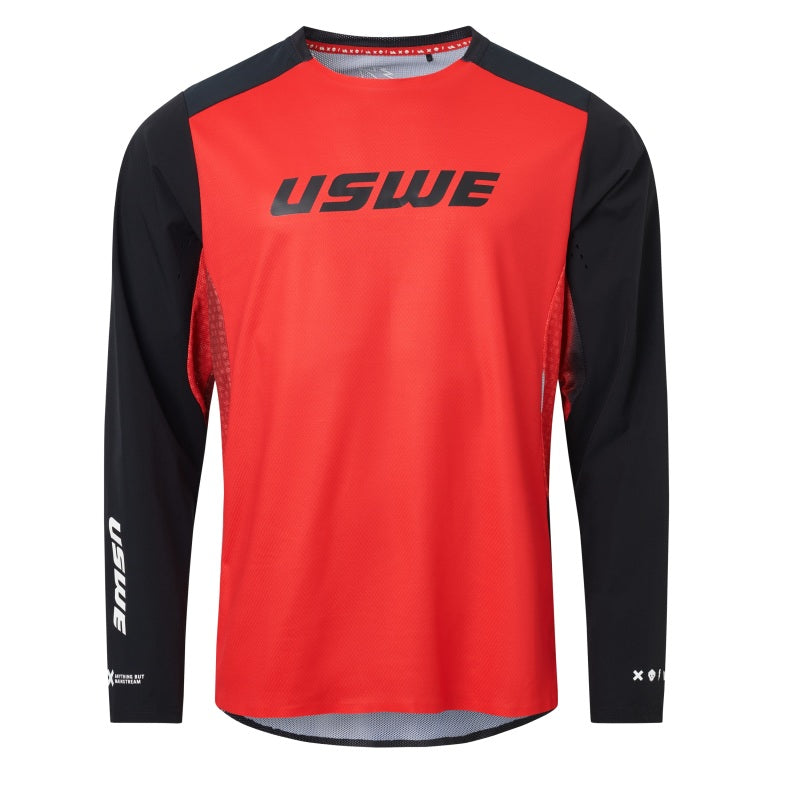 USWE 80951001400105 USWE Lera Off-Road Jersey Adult Flame Red - Medium - 80951001400105