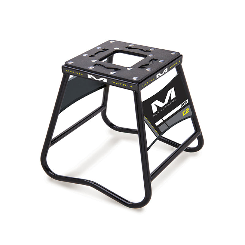 Matrix Concepts C2 Mini Steel Stand with Nameplate - Black - Matrix Concepts