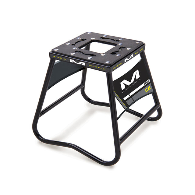 Matrix Concepts C2 Mini Steel Stand with Nameplate - Black - Matrix Concepts