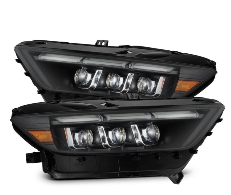 AlphaRex 880262 AlphaRex 15-17 Ford Mustang NOVA LED Proj Headlights Black w/Activ Light/Seq Signal/Switch DRL - 880262