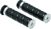 Kuryakyn 6674 Kuryakyn Dillinger Grips Throttle-By-Wire Silver - 6674