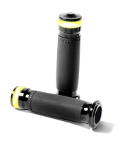 Performance Machine 0063-2101M-B Performance Machine Contour Led Handle Grip Set - Chrome