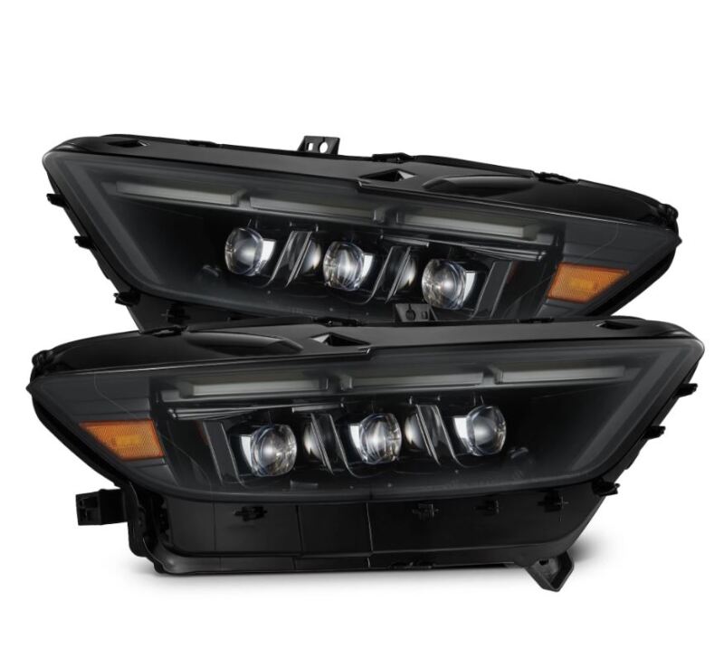 AlphaRex 880261 AlphaRex 15-17 Ford Mustang NOVA LED Proj Headlights Alpha Black w/Activ Light/Seq Signal/Switch DRL - 880261