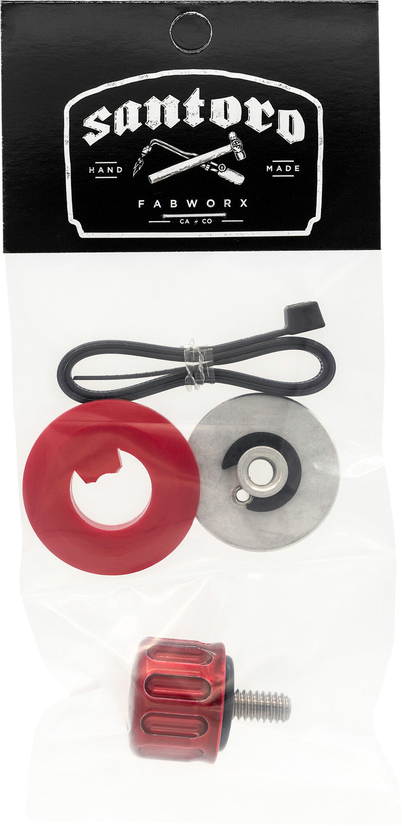 Santoro Fabworx Seat Screws SF20004 - Red Screw