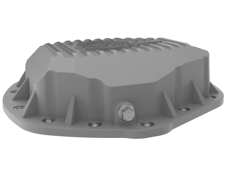 aFe 46-71060A aFe Street Series Rear Differential Cover Raw w/ Machined Fins 01-18 GM Diesel Trucks V8-6.6L (td)