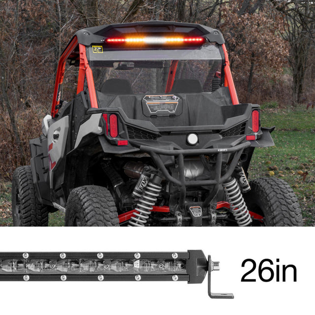 XK Glow Super Slim Offroad LED Chase Bar 4 Modes 72w 26in - XK068026