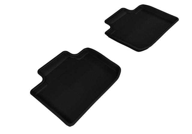 3D MAXpider 2014-2020 Lexus IS Kagu 2nd Row Floormats - Black - L1LX03421509