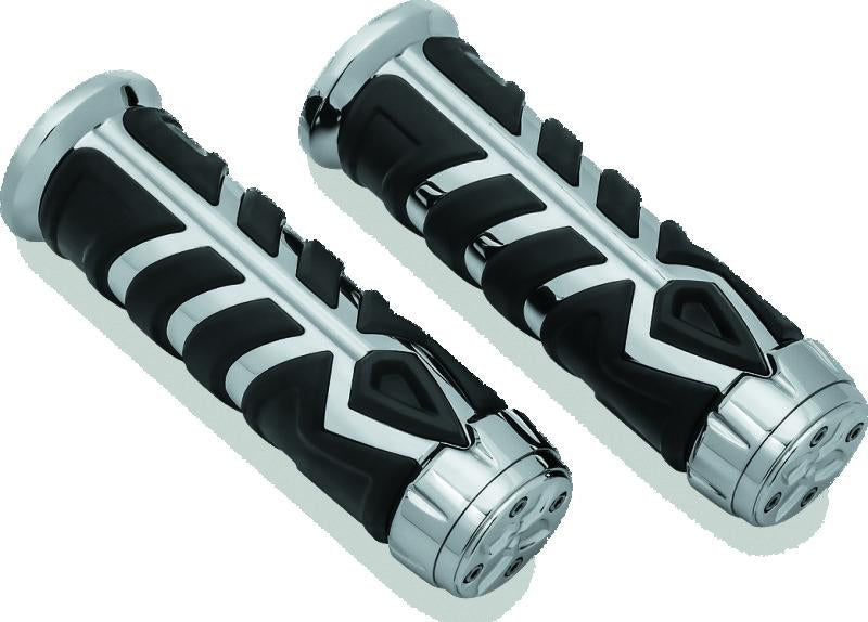 Kuryakyn 5636 Kuryakyn Spear Grips For 7/8in Universal Indian Chrome