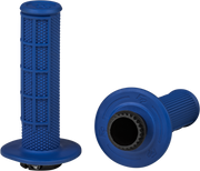 Control Mx Lock On Grips Blue Half Waffle