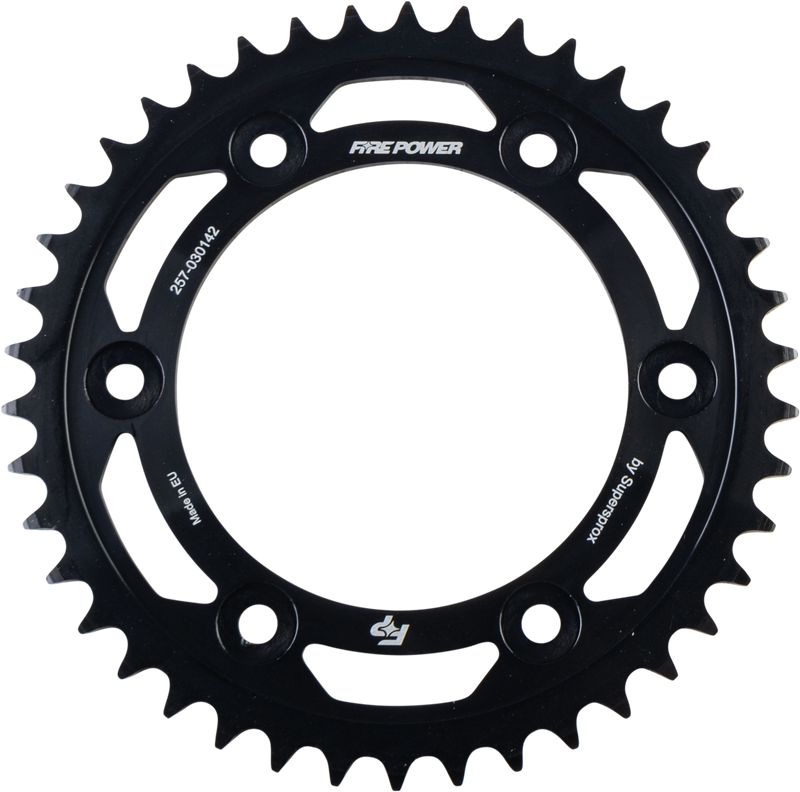 FPS-301-42-BLK Fire Power Rear Sprocket Steel 42T Blk