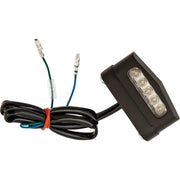 3d License Plate Lights 5 Led Light Black - Powersports