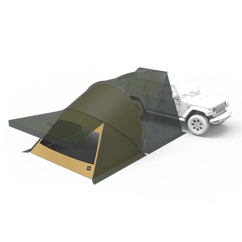 3D Mats/U-AC Ideal For Camping Tent 6159B-02 - Tan Modular Car Awning Inner