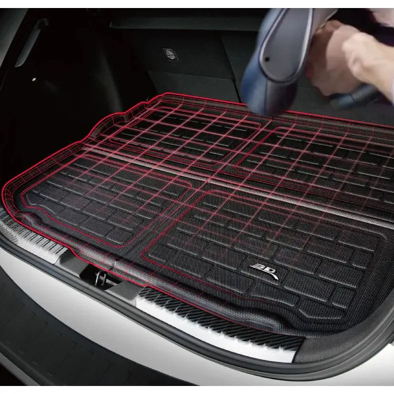3D Mats/U-AC M1TY2371309 Cargo Area Liner - Black