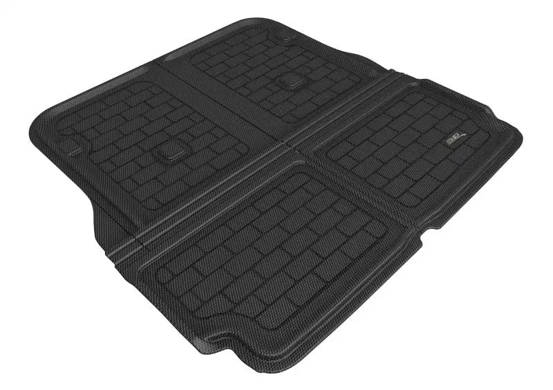 Black textured Tesla Model X cargo liner for 3D MAXpider Kagu cargo liner upgrade