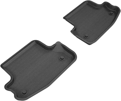 3D MAXpider 18-20 Audi A5 Coupe / S5 Kagu 2nd Row Floormats - Black - Truck & Automotive