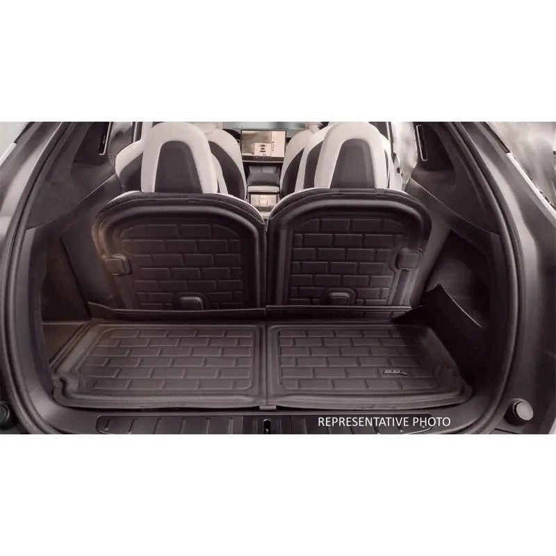 3D MAXpider Q1TL0281309 3D MAXpider 20-23 Tesla Model Y 2nd Row Seatback Protector Kagu Cargo Liner - Black