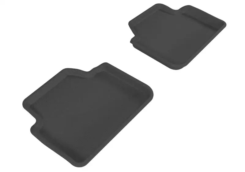 3D MAXpider 2006-2011 BMW 3 Series/X3 E90/E83 Kagu 2nd Row Floormats - Black - L1BM00621509