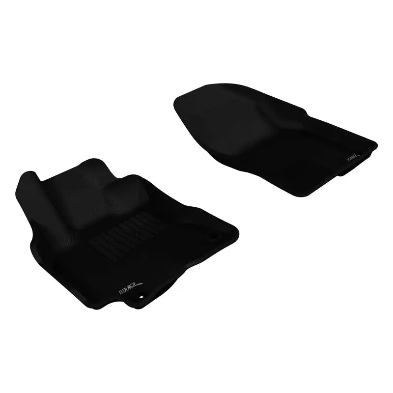 3D MAXpider L1PA00111509 3D MAXpider 2009-2013 Pontiac/Toyota Vibe/Corolla Kagu 1st Row Floormat - Black - L1PA00111509