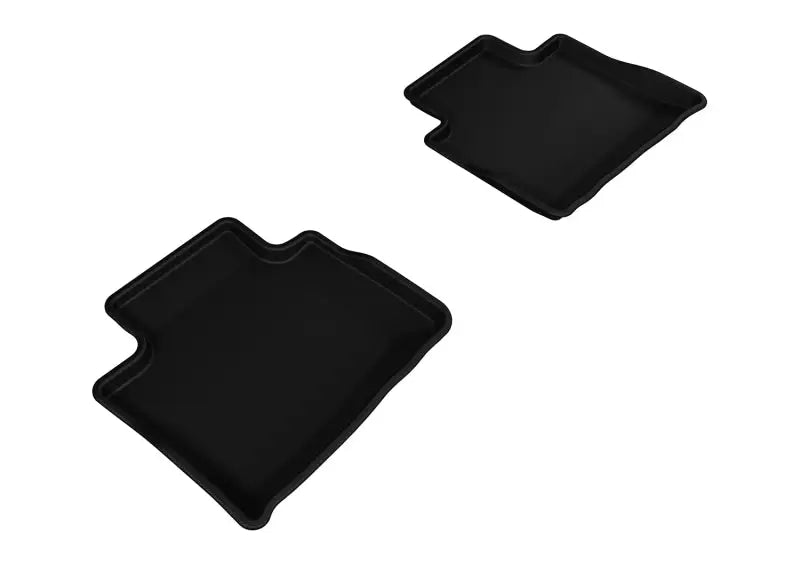 3D MAXpider 2014-2017 Chevrolet SS Kagu 2nd Row Floormats - Black - Truck & Automotive