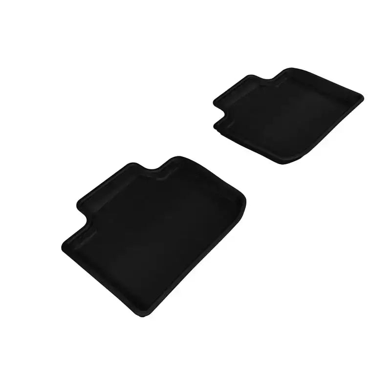 3D MAXpider 2014-2020 Lexus IS Kagu 2nd Row Floormats - Black - L1LX03421509