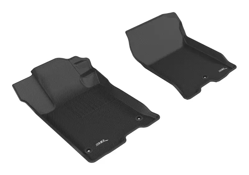 3D MAXpider 2015-2020 Acura TLX FWD Kagu 1st Row Floormat - Black - Truck & Automotive