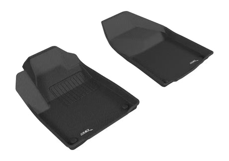 Black 3D MAXpider Jeep Cherokee Kagu 1st row floormats for Cherokee Kagu 1st gen