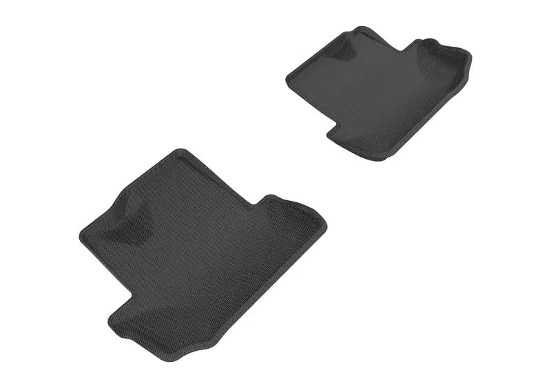 3D MAXpider 2016-2020 Chevrolet Camaro Kagu 2nd Row Floormats - Black - Truck & Automotive