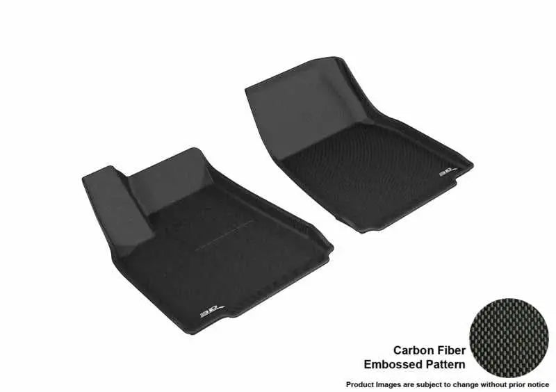 3D MAXpider 3D MAXpider 2016-2020 Tesla Model X Kagu 1st Row Floormat - Black
