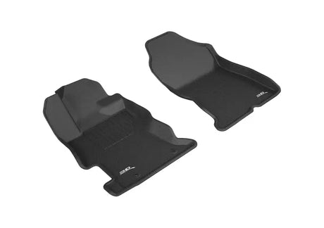 3D MAXpider 2017-2019 Subaru Impreza/Crosstrek Kagu 1st Row Floormat - Black - Truck & Automotive